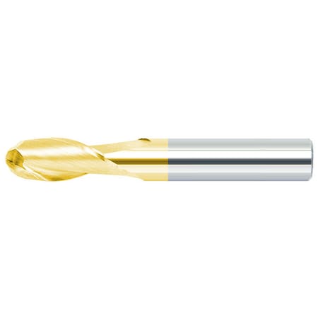 Mastercut Tool Corp. 21/64x7/8x3/8x2-1/2 4FL Ball Endmill, PowerT 211-040-2